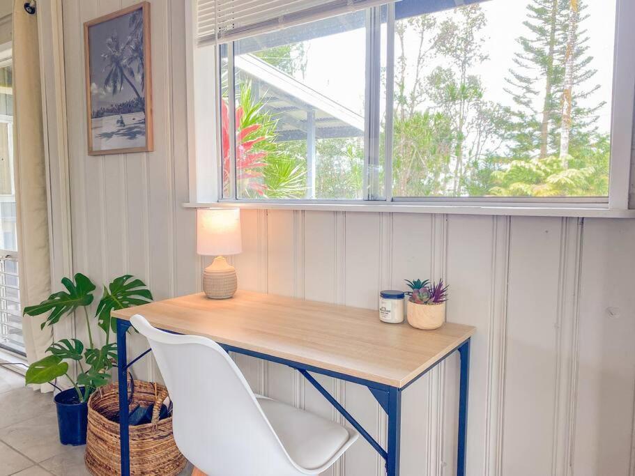 Monstera Bungalow, Spacious, King Bed, Big Kitchen Keaau Eksteriør bilde